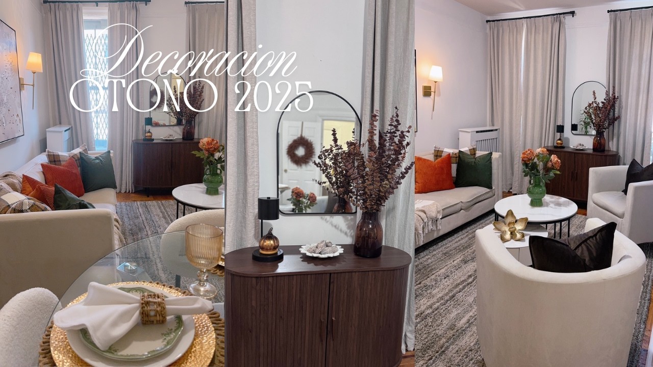 Cómo Decorar una Sala Pequeña / Decoración SALA para Otoño 2025