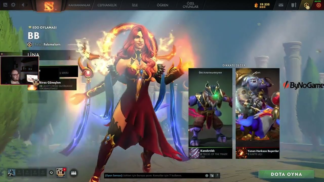 MAIN ACCOUNT - MID LINA GAMEPLAY BU HERO NEY AW