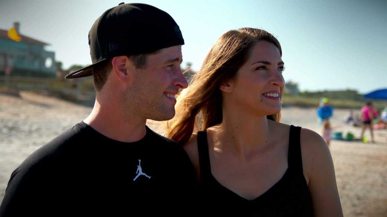 The Lingmerth’s unwind on the beach