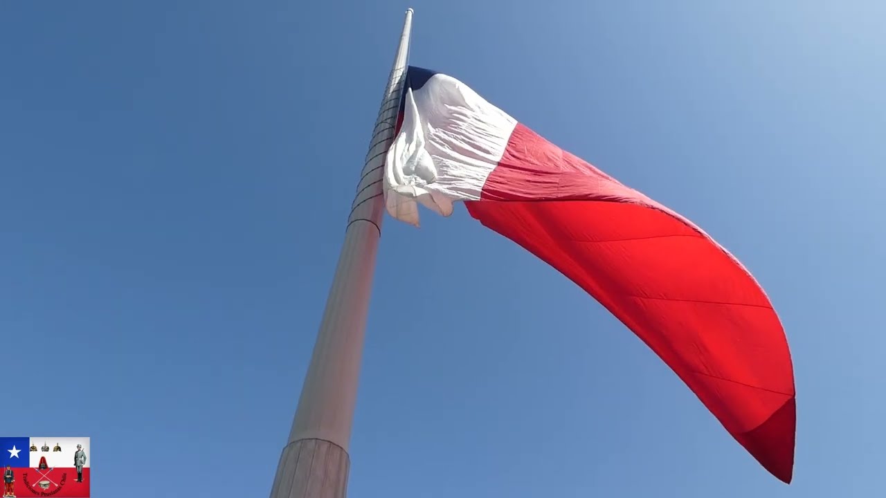Regimiento Escolta Presidencial N°1 "Granaderos" Izamiento de la Gran Bandera 4 de Noviembre de 2022