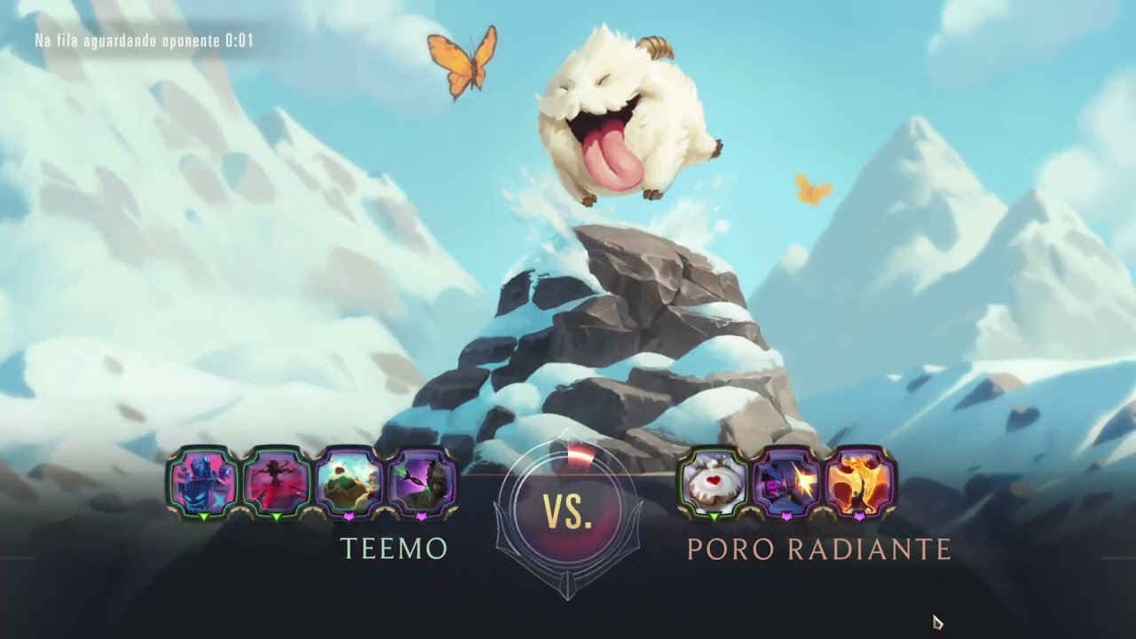 Upando esse deck de Teemo em mais uma Run