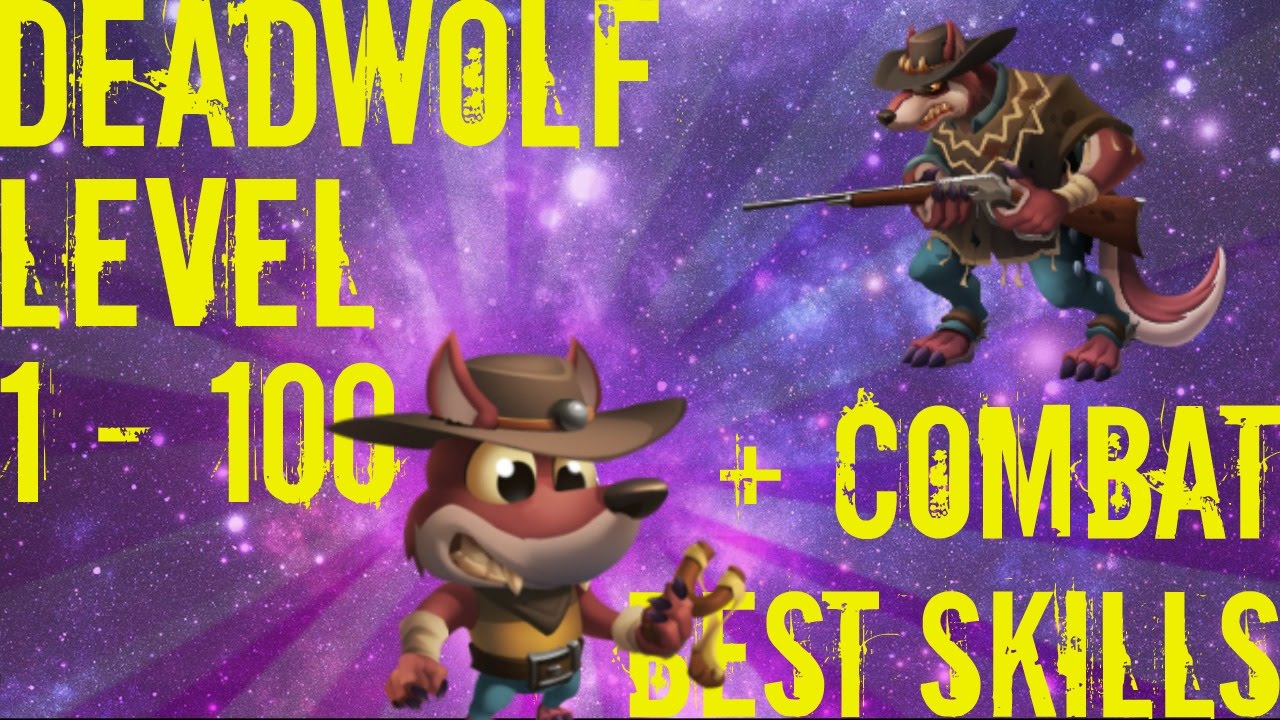 Monster Legends - Deadwolf Level 1 to 100