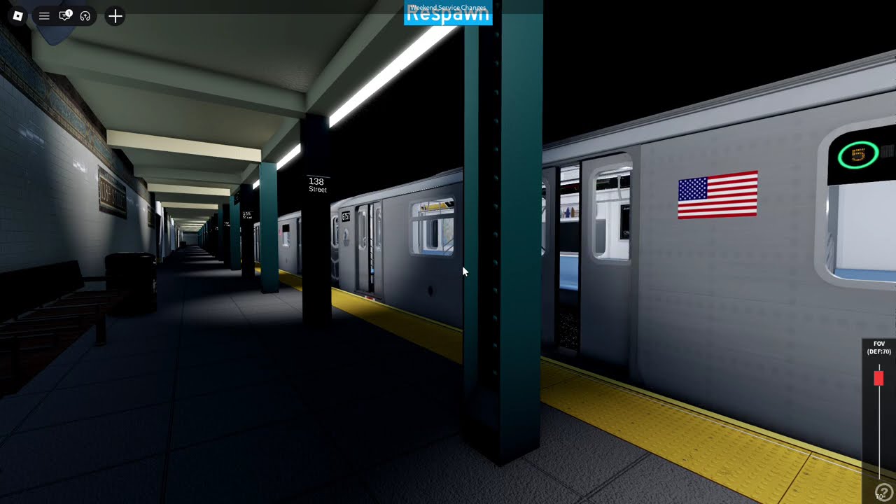 Bombardier R142 (5) Train at 138th Street-Grand Concourse (MTAoR)