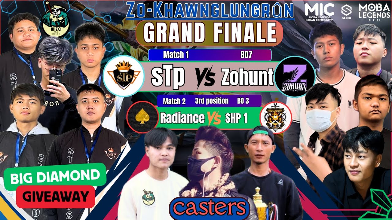 🔴Grand finale | ZOHUNT vrs. STP | Zo-khawnglungrun | Mizo ML Guide | #mobalegends