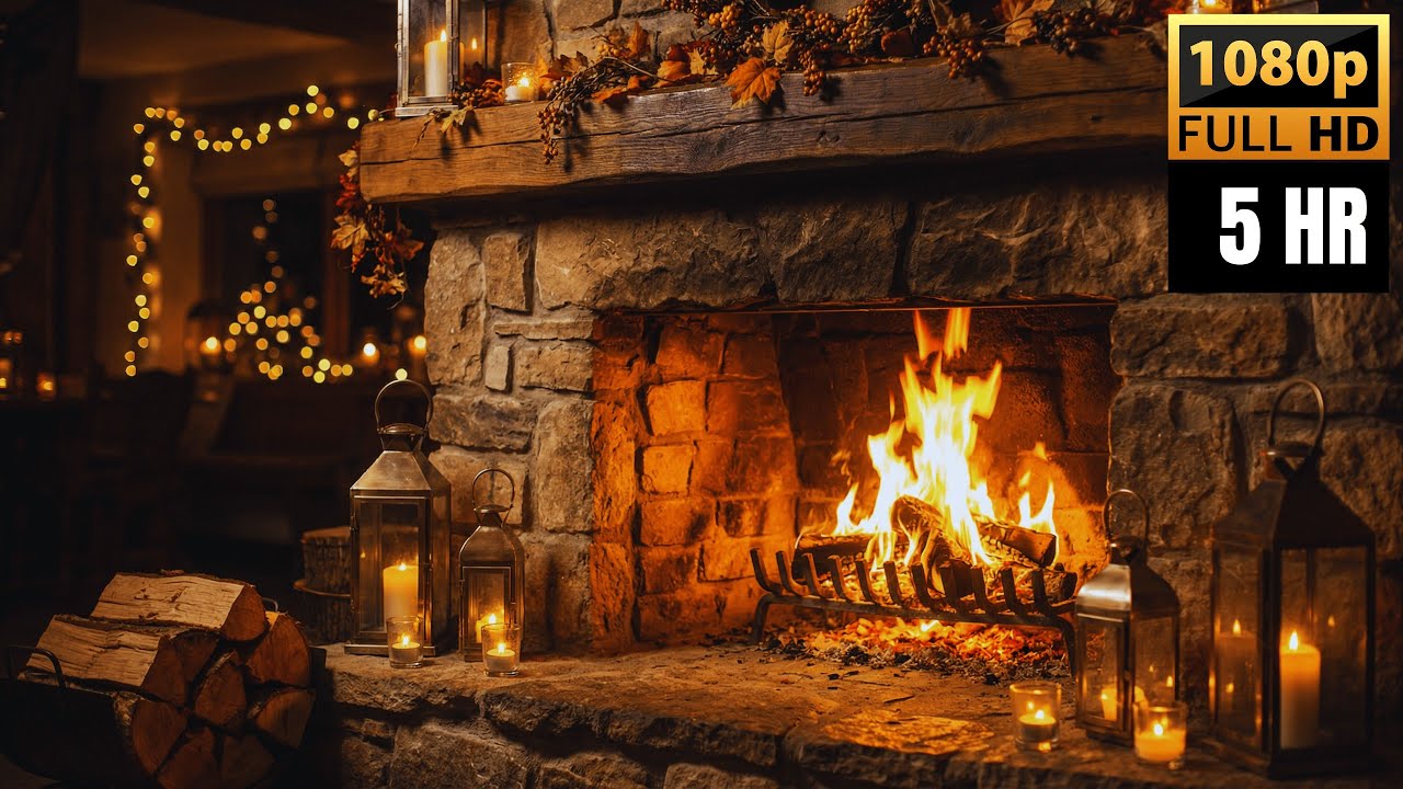 Realistic Fire & Candlelight | Create Cozy Ambience at Home