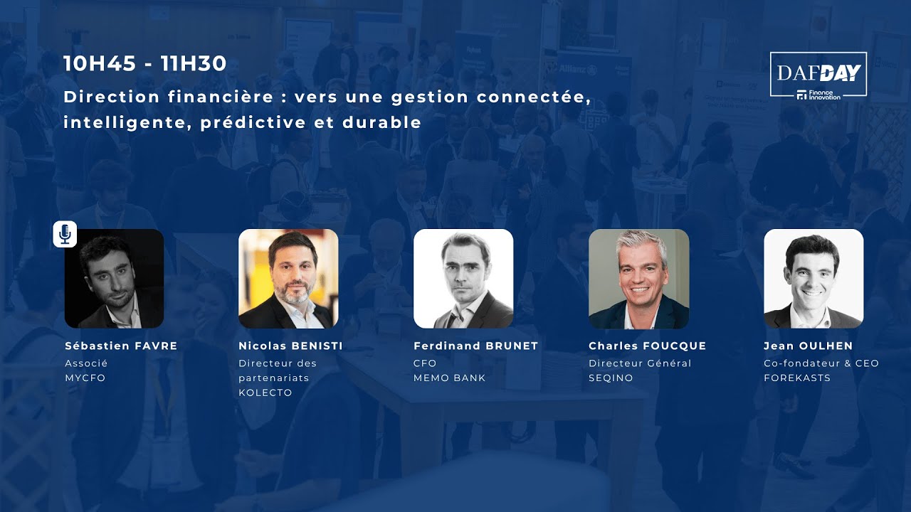 DAF Day - Direction financière : vers une gestion connectée, intelligente, prédictive et durable