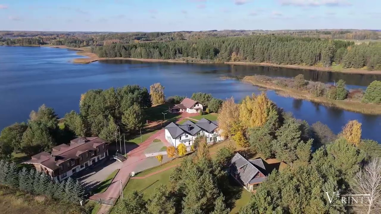 Kaimo turizmo sodyba Virinta iš paukščio skrydžio