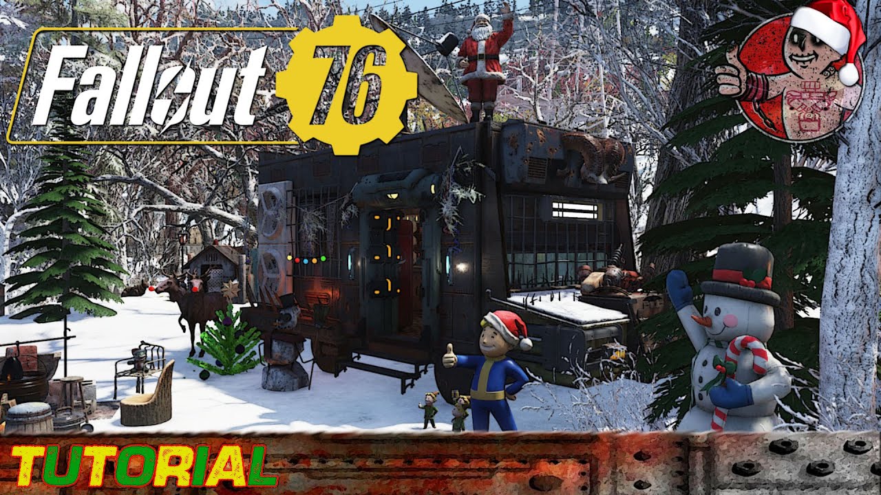 Fallout 76 Camp Tutorial - Van Life (Part 1) - By Nux