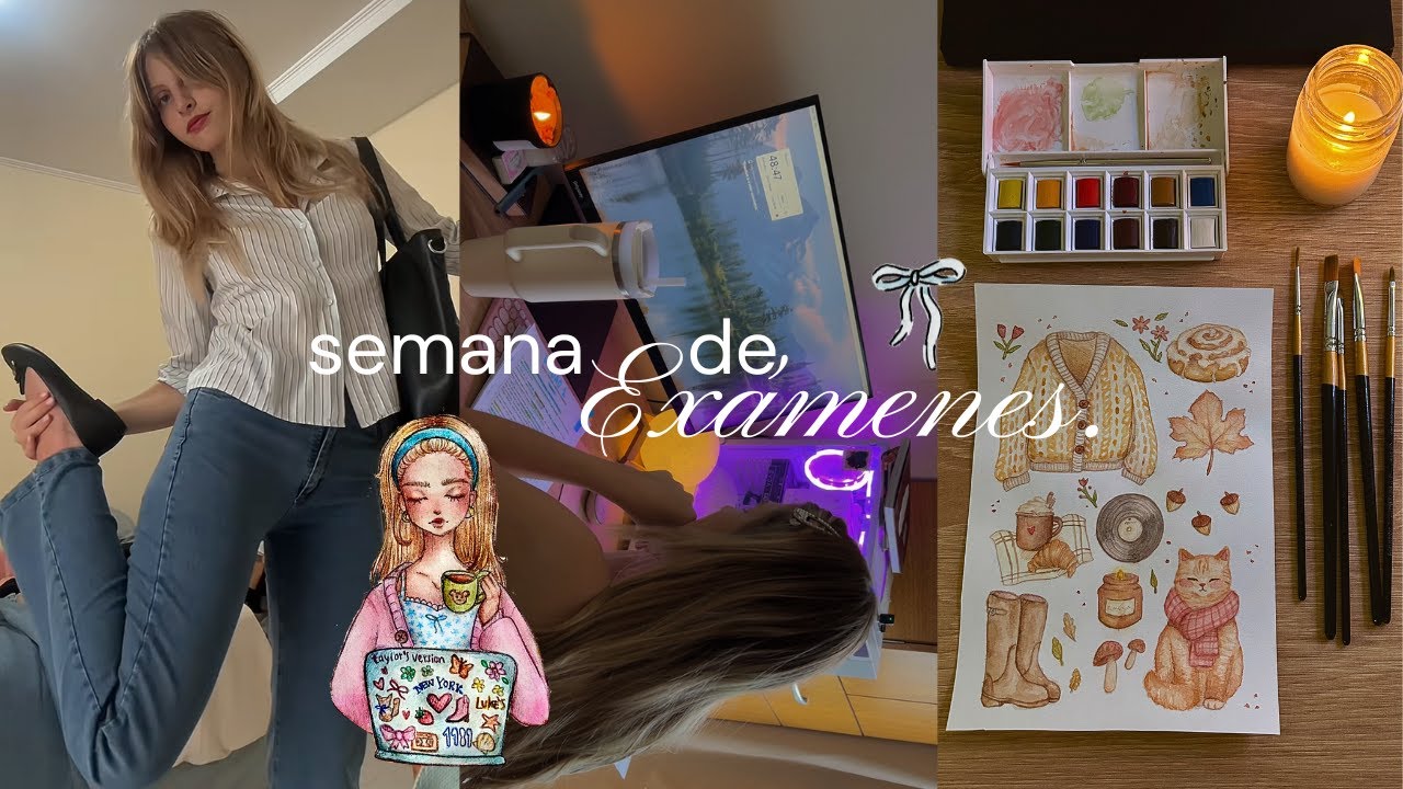 semana de exámenes conmigo (psicología) días de mucho café y algunas crisis