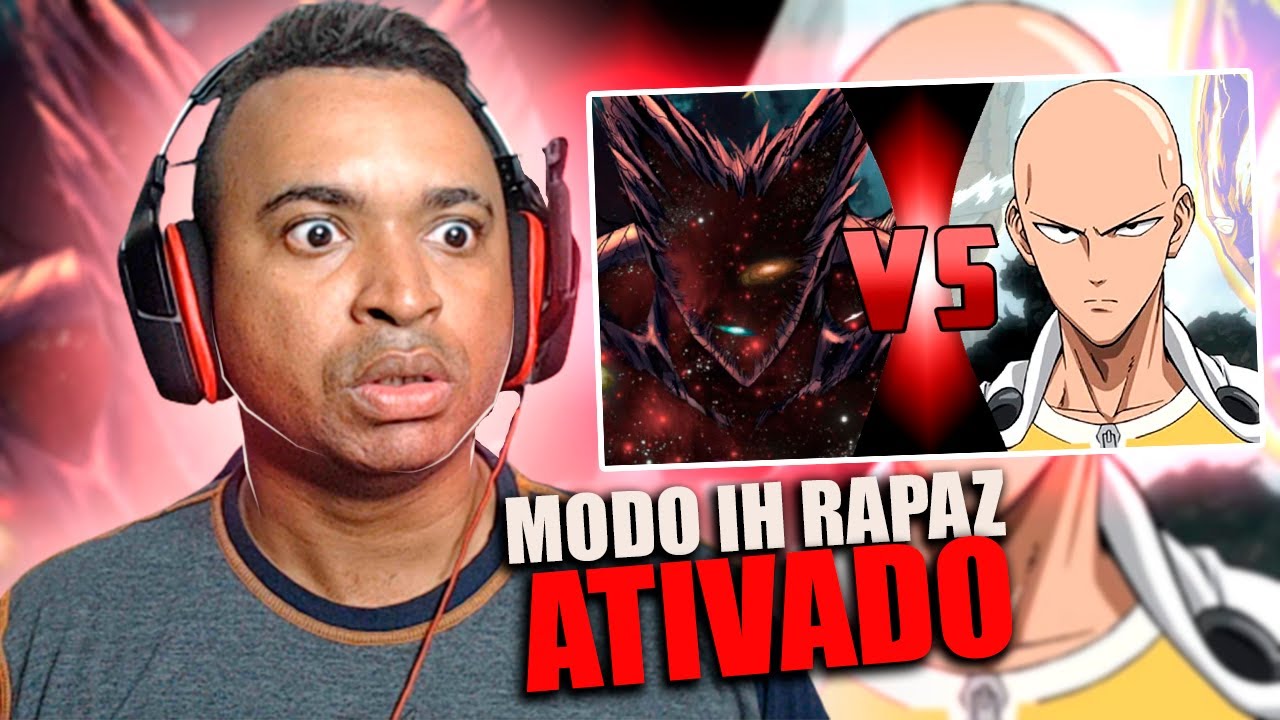 REACT | GAROU MODO CÓSMICO VS SAITAMA | ACABOU A BRINCADEIRA - Sociedade Z