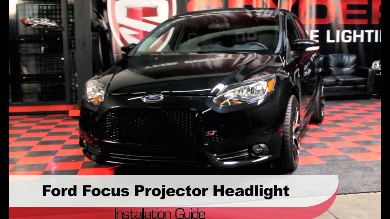 Spyder Auto Installation: 2012-14 Ford Focus Projector Headlights with LED DRLs