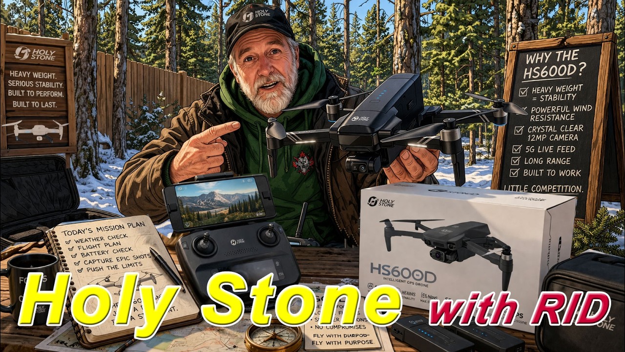 Сможет ли Holy Stone HS600D побороться за первое место в классе &laquo;тяжеловесов&raquo; среди бюджетных дро...