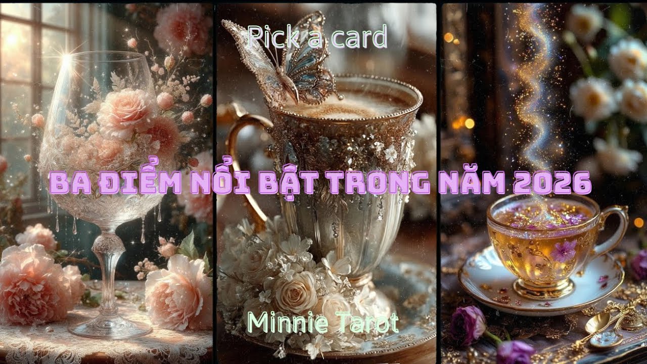 🤑🍰🌺 Ba điểm nổi bật trong năm 2026 của bạn | Minnie Tarot 