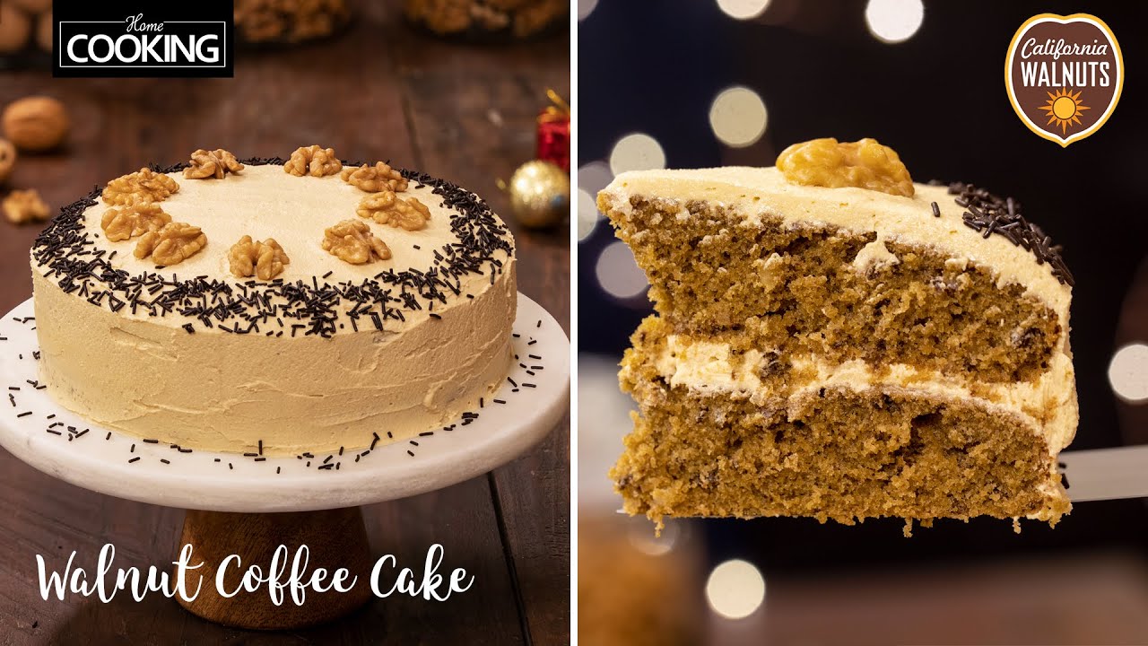 Walnut Coffee Cake | Coffee Cake | Cake Recipe | Dessert Recipe | Walnut Recipes | Christmas Recipes