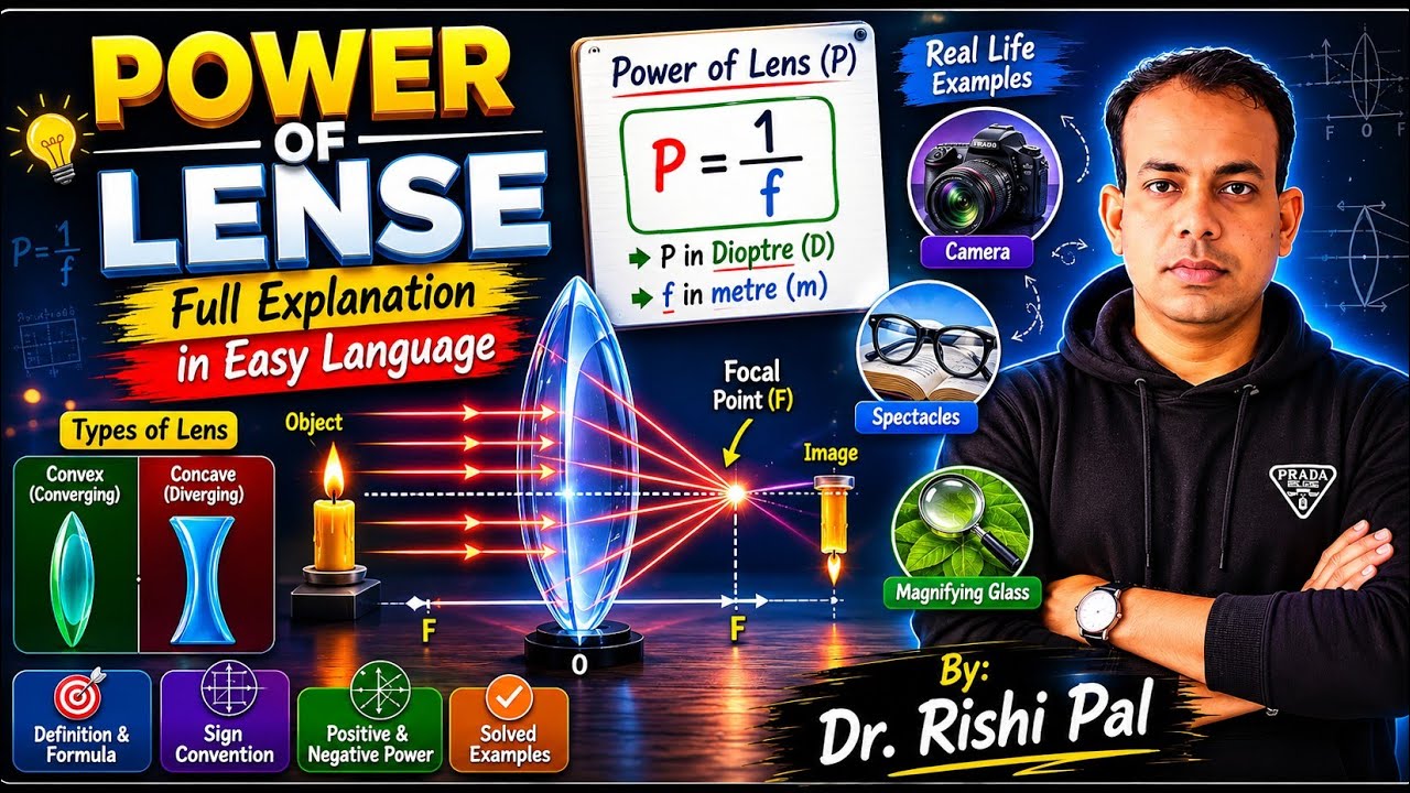 Power of Lense in Hindi?