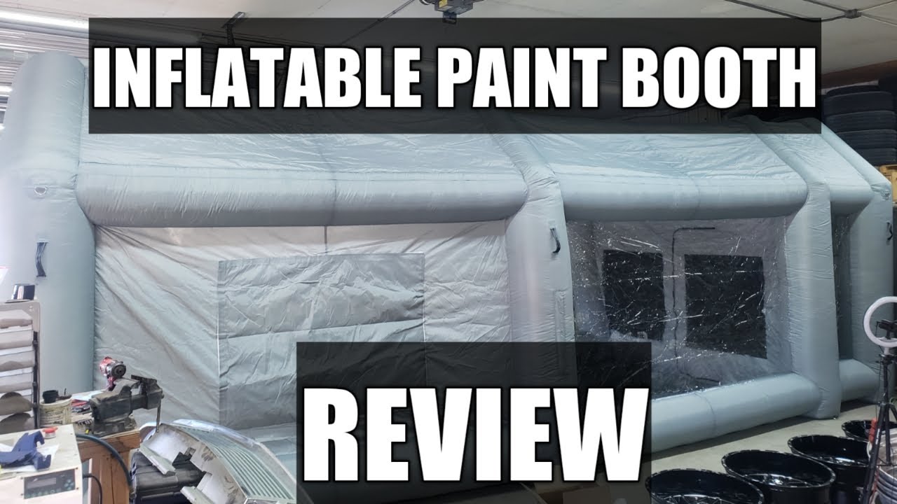 Cheap Chinese Inflatable Paint Booth Un-boxing and Review