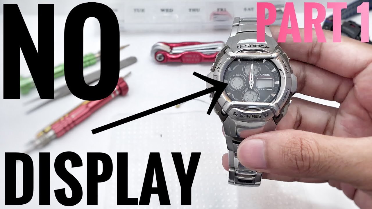 Что внутри часов G-Shock серии G-501 | Проблема с дисплеем (часть 1)