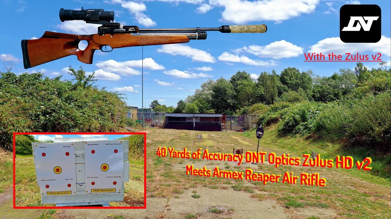 40 Yards of Accuracy DNT Optics Zulus HD v2 Meets Armex Reaper Air Rifle