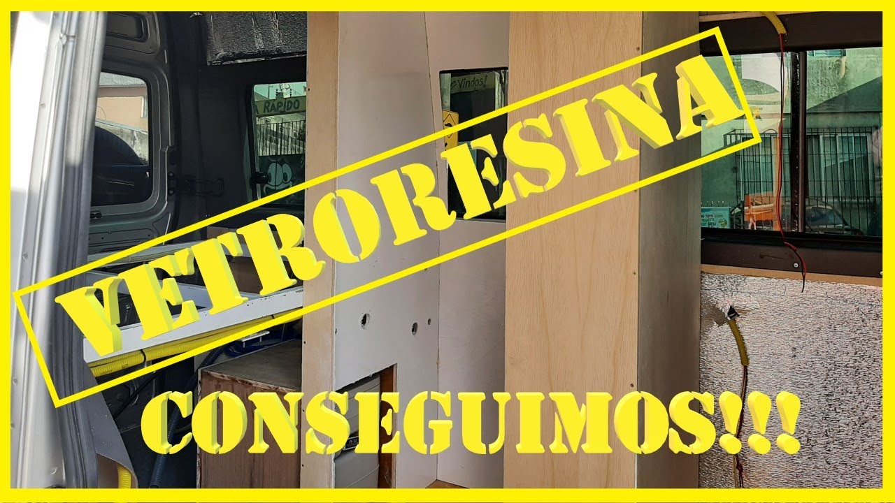 Terminamos a instalação da vetroresina no banheiro do motorhome - Ep. 24