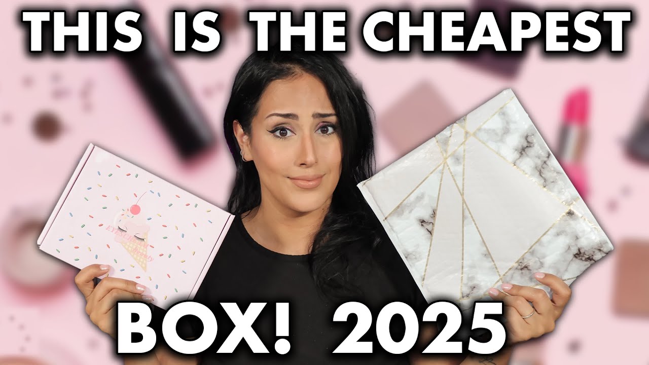 I UNBOXED THE CHEAPEST BEAUTY BOX IN 2025 - EYESCREAM BEAUTY REVIEW