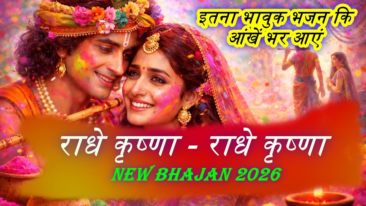 राधे कृष्णा राधे कृष्ण | New Bhajan 2026 | इतना भावुक भजन कि आंखें भर आएं |  Vaikunth Vibes | #love