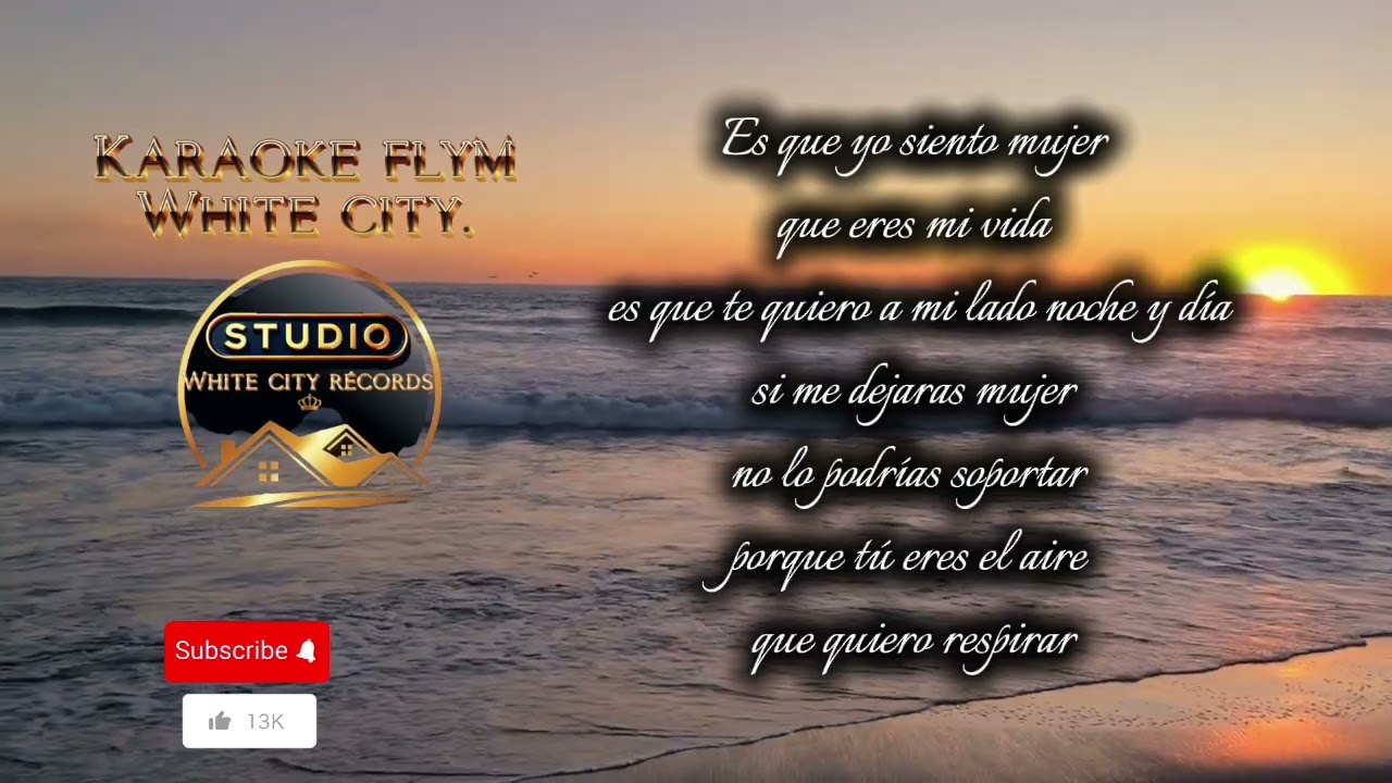 Eres mi vida - Luisito Muñoz- (versión karaoke)