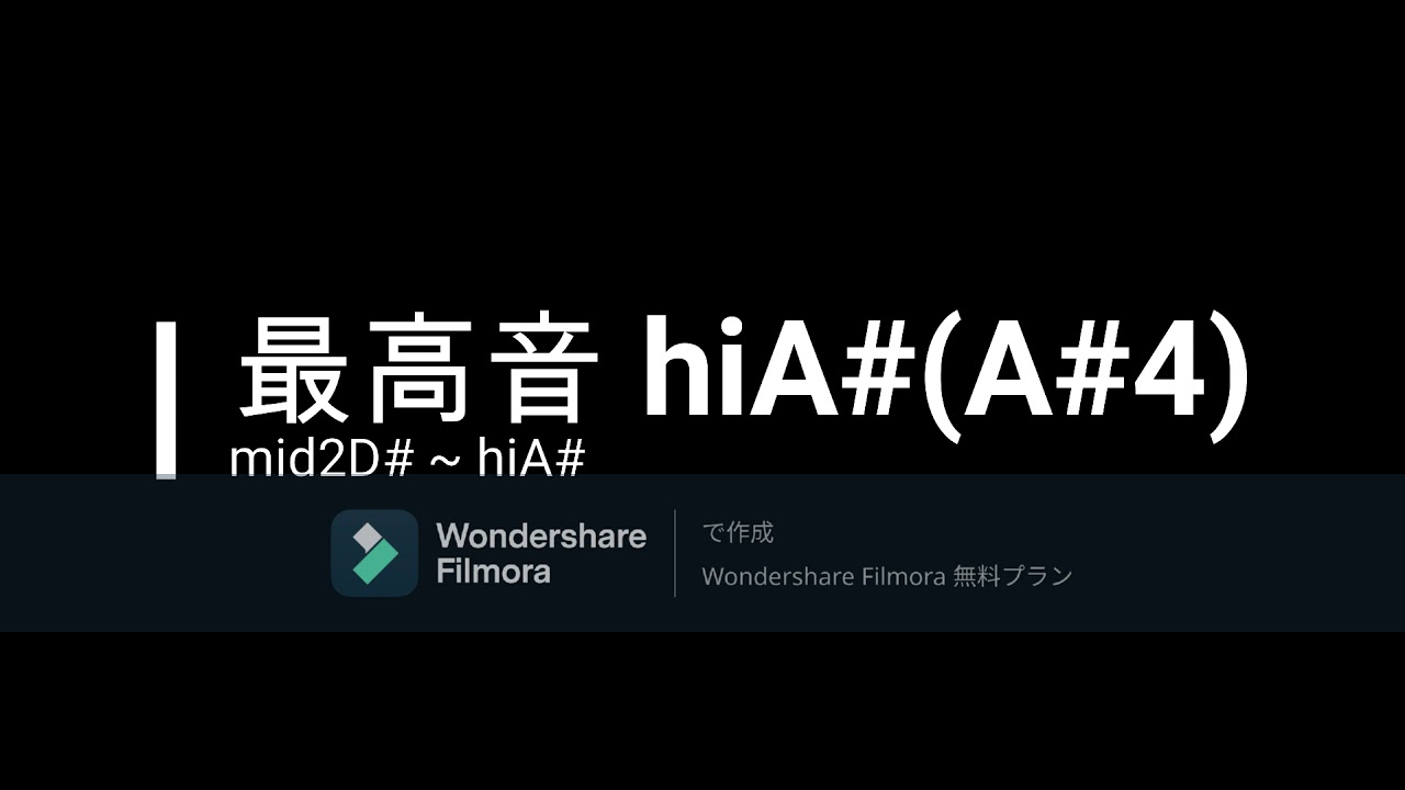 【最高音】あなたの音域チェック〈mid1C～hihiC〉