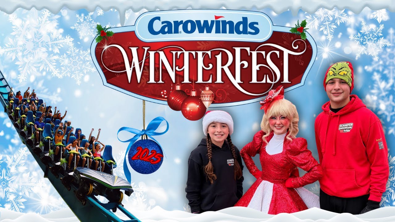 Carowinds WinterFest 2025 🎢🎄 | A MAGICAL Holiday Experience for Families!