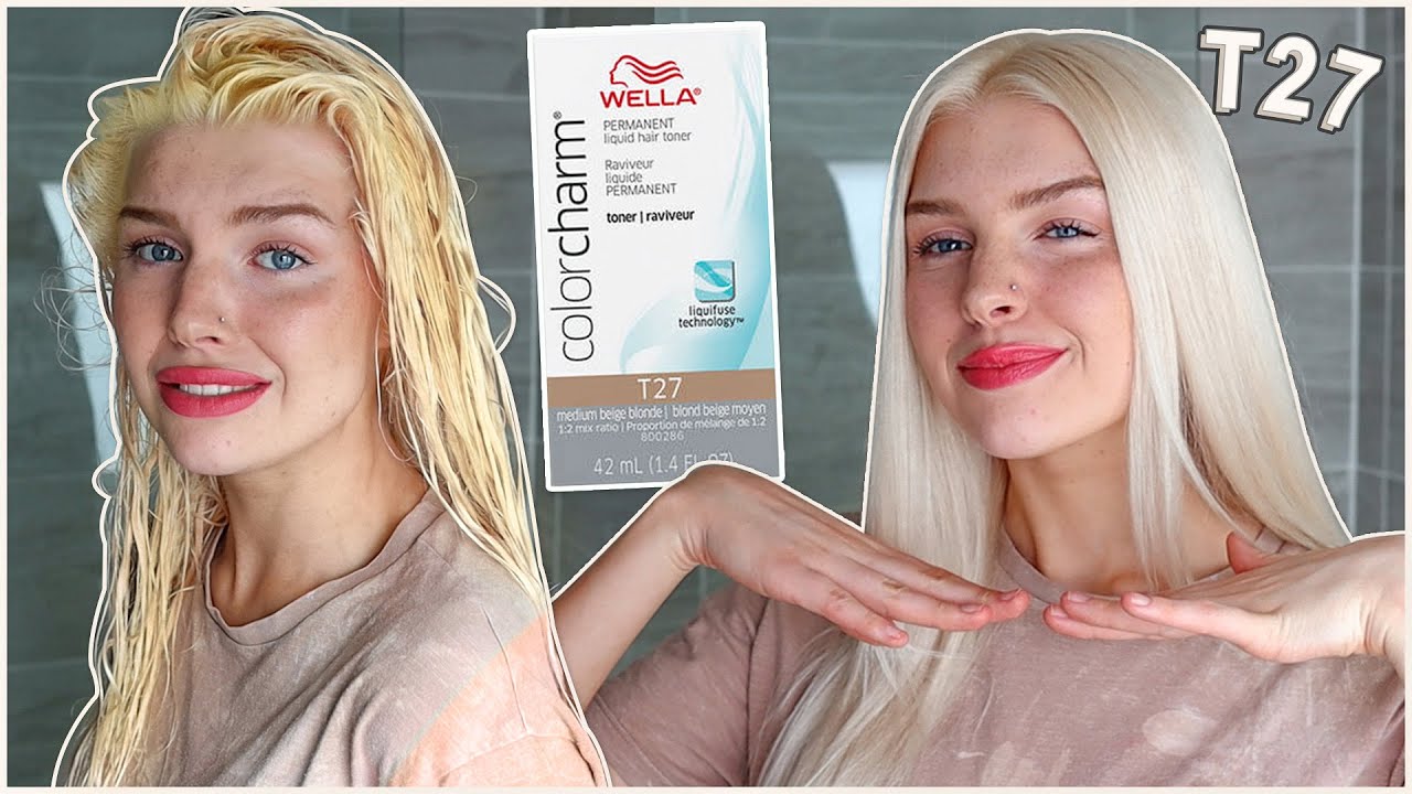 ТЕСТИРОВАНИЕ ОТТЕНКА WELLA T27 MEDIUM BEIGE BLONDE... как он выглядит на самом деле?