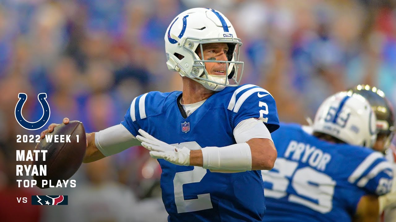 Matt Ryan's Top Plays During Colts Debut | NFL 2022 Week 1