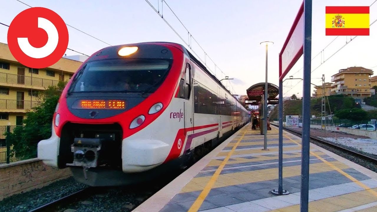 Renfe Cercanías - Regional trains in Malaga Costa del Sol, Spain