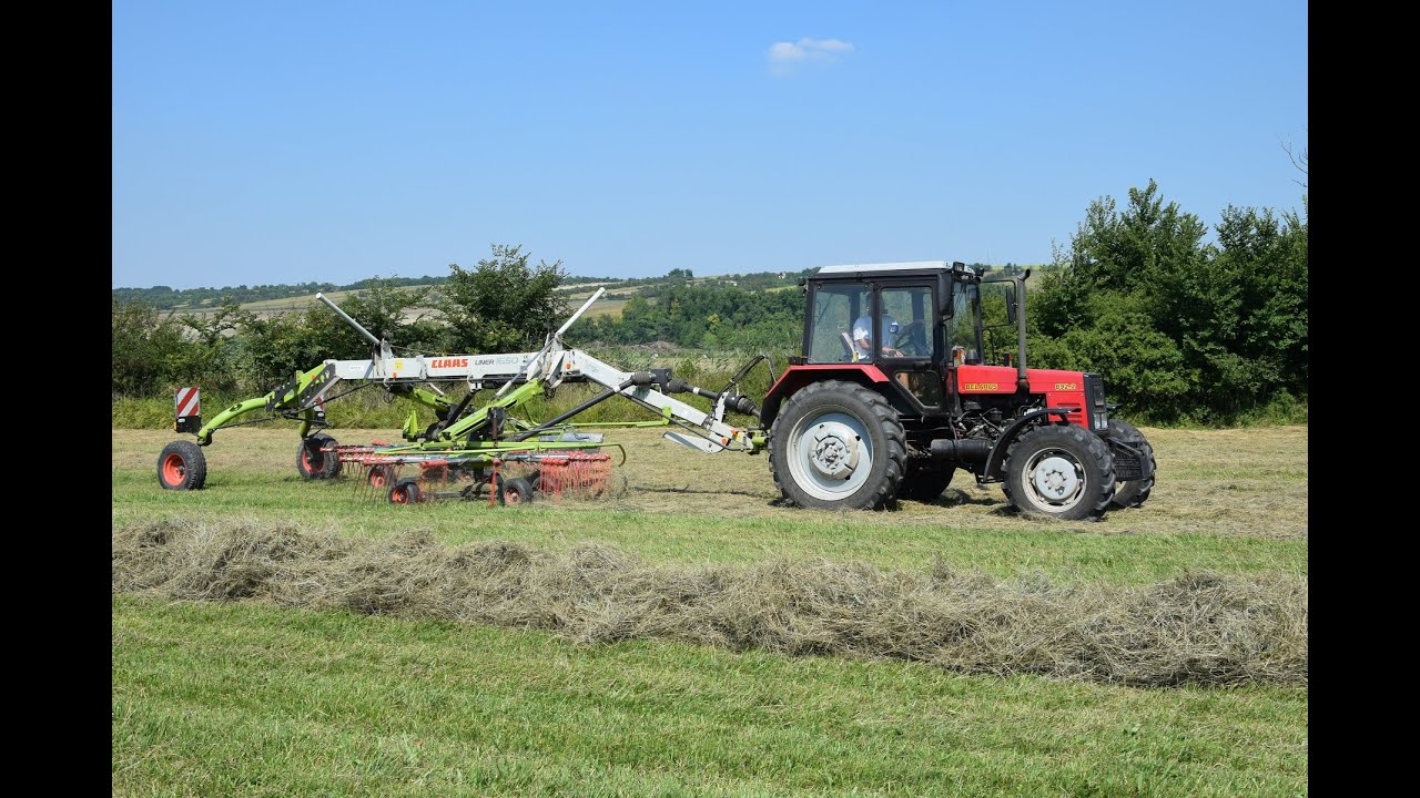 MTZ 892.2 & FENDT 716 Vario TMS | 2. Cut grass Raking, Baling | Sarjú széna rendsodrás, bálázás |