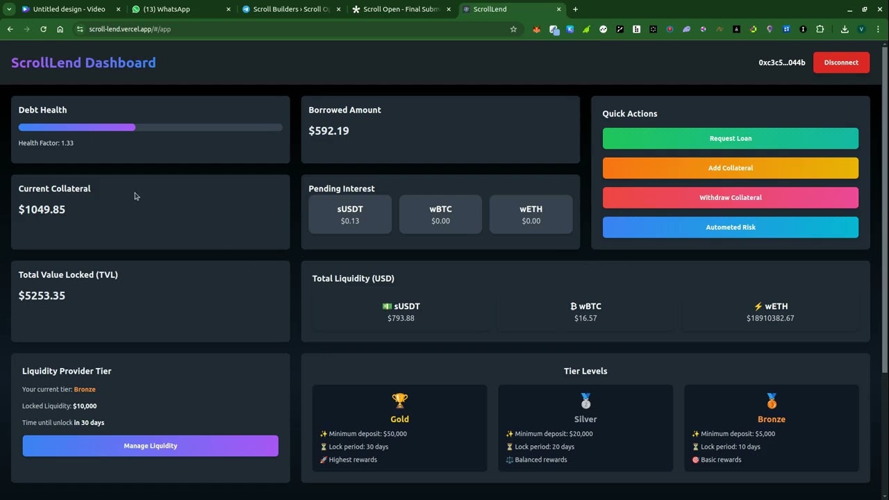 Scroll Open Economy Hackathon #scroll  #blockchain  #defi