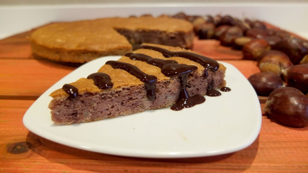 BIZCOCHO de CASTAÑA 😍😋. Receta, paso a paso. # 1