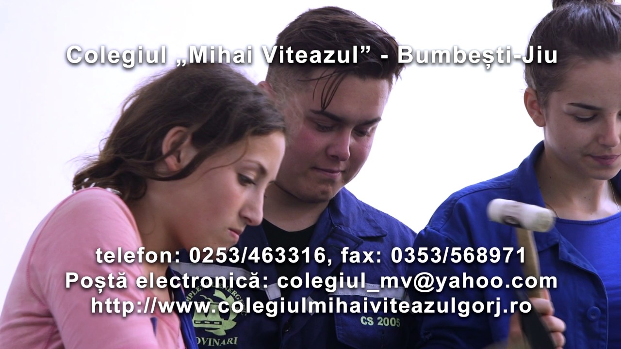 Colegiul Mihai Viteazul Bumbesti-Jiu film prezentare