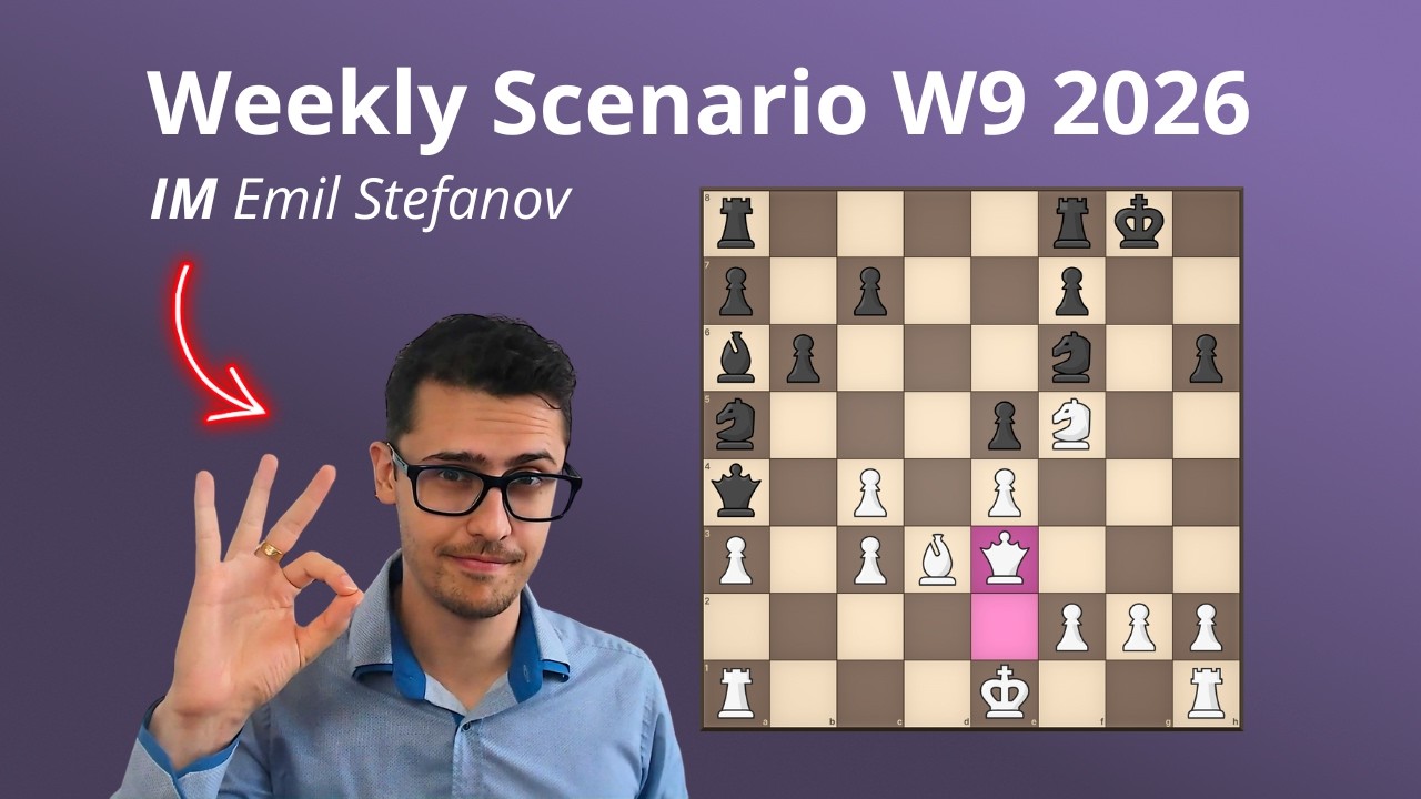 W9/2026 • Attacking Chess Skills: Piece Sacrifice • IM Emil Stefanov