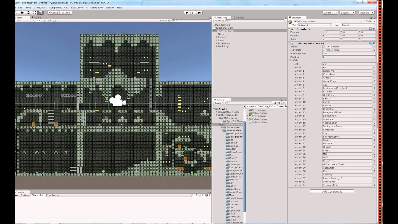 Pyxel Edit Tilemap Importer P2