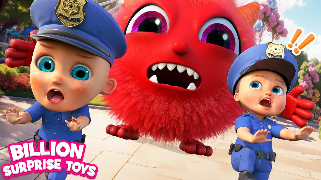 الوحش في المدينة! Monster in the City! Baby Police to the Rescue! 🚔👮‍♂️