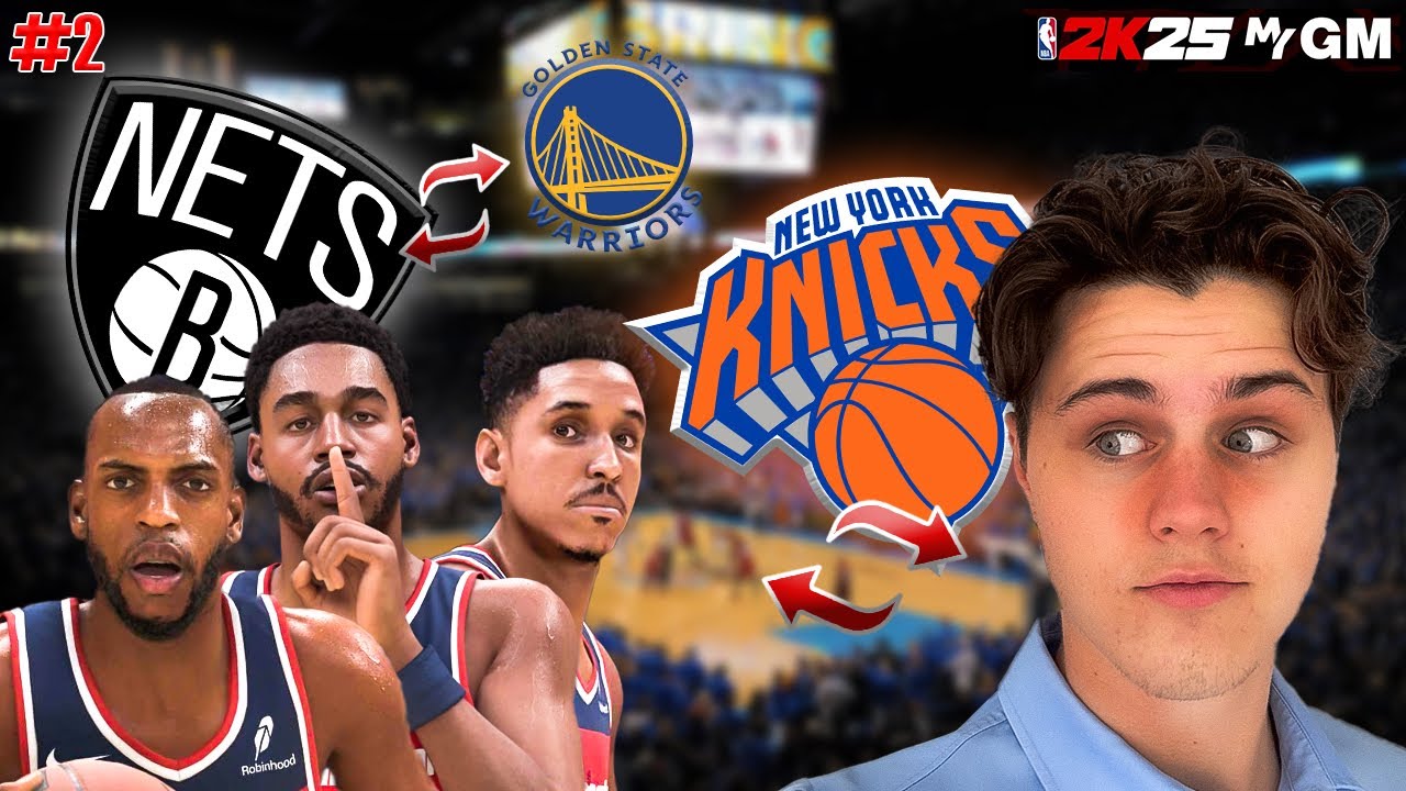JE FAIS MES PREMIERS TRADES SUR MY GM 2K25 ! (EP.02 / Washington Wizards)