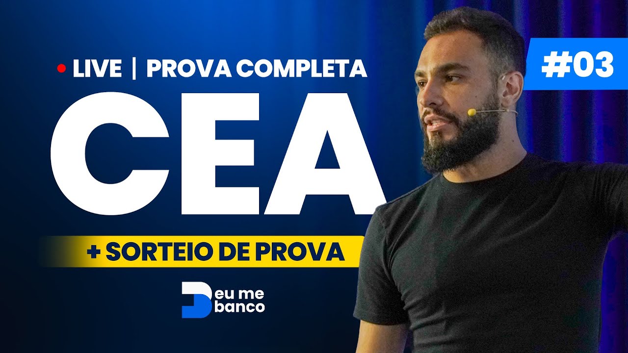Prova COMPLETA CEA | 70 questões mais difíceis que as da ANBIMA | Eu me banco #03
