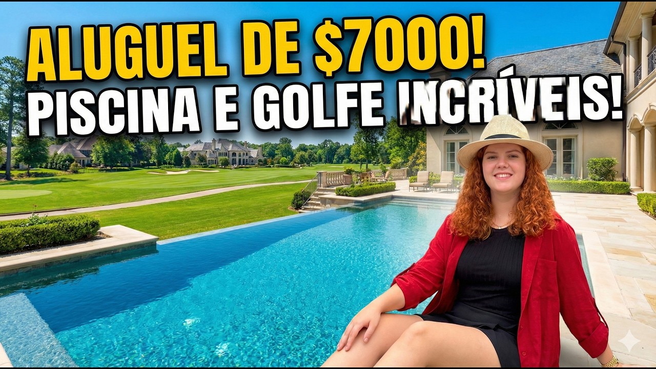 Essa CASA de $7.000/mês no Canadá é REAL? Campo de Golfe + Piscina Privativa!
