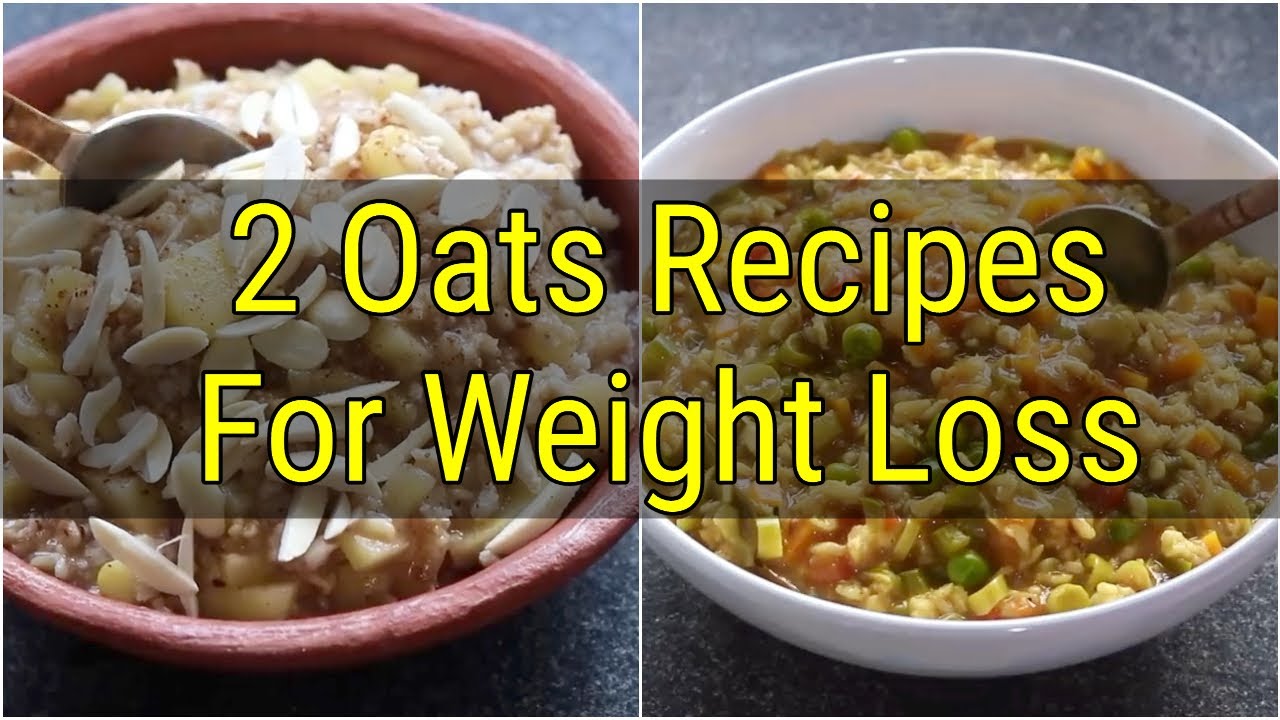 2 Healthy INSTANT Oats Recipes For Weight Loss - Oats Recipes For Breakfast/Dinner | Skinny Recipes