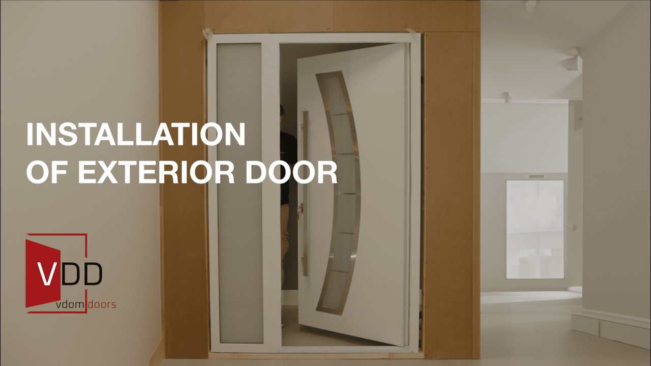 Step-by-Step Exterior Door Installation Guide -  VDOM Doors