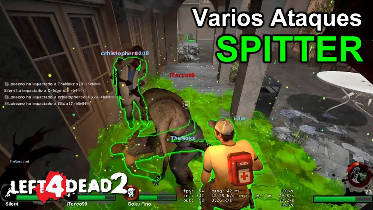 Left 4 Dead 2: Spitter Attacks - Tacticas
