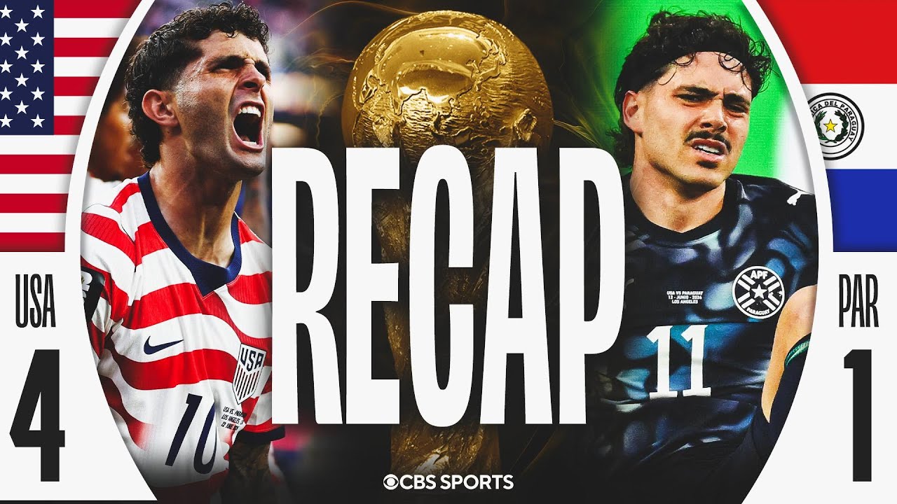 2026 FIFA World Cup: USA destroys Paraguay in opening match | Game Recap