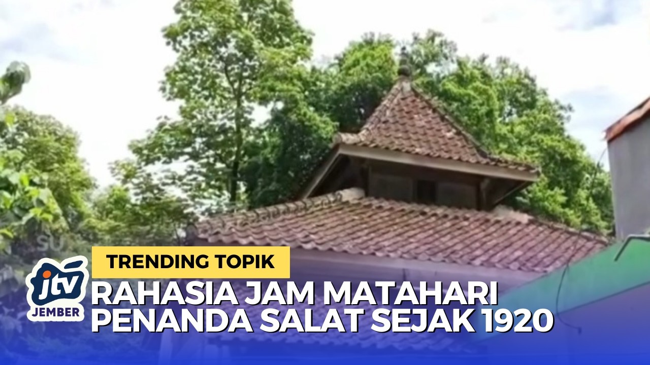 Masjid Tua 1 Abad di Kediri: Jam Matahari & Jejak Perjuangan 1945