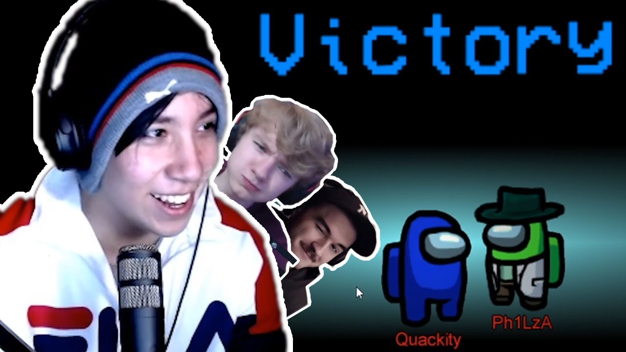 Quackity Keeps Winning At Among Us With JSchlatt, TommyInnit, & WilburSoot