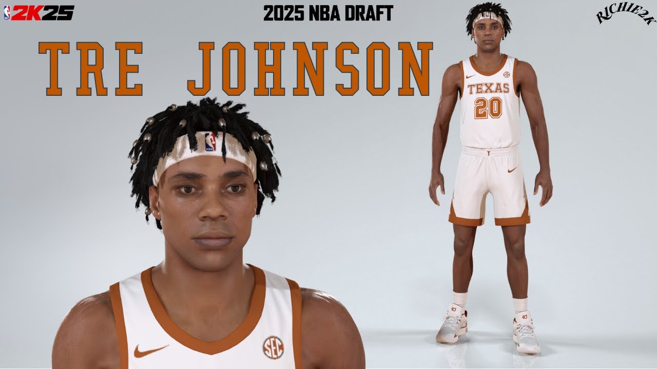Tre Johnson Face Creation in NBA 2K25