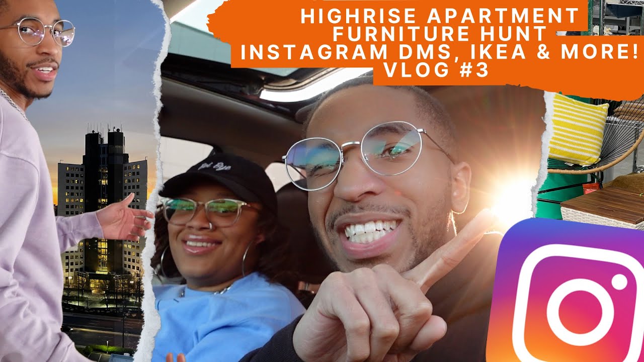 Highrise Apartment Furniture Hunt, DM Responses & IKEA! | Vlog #3