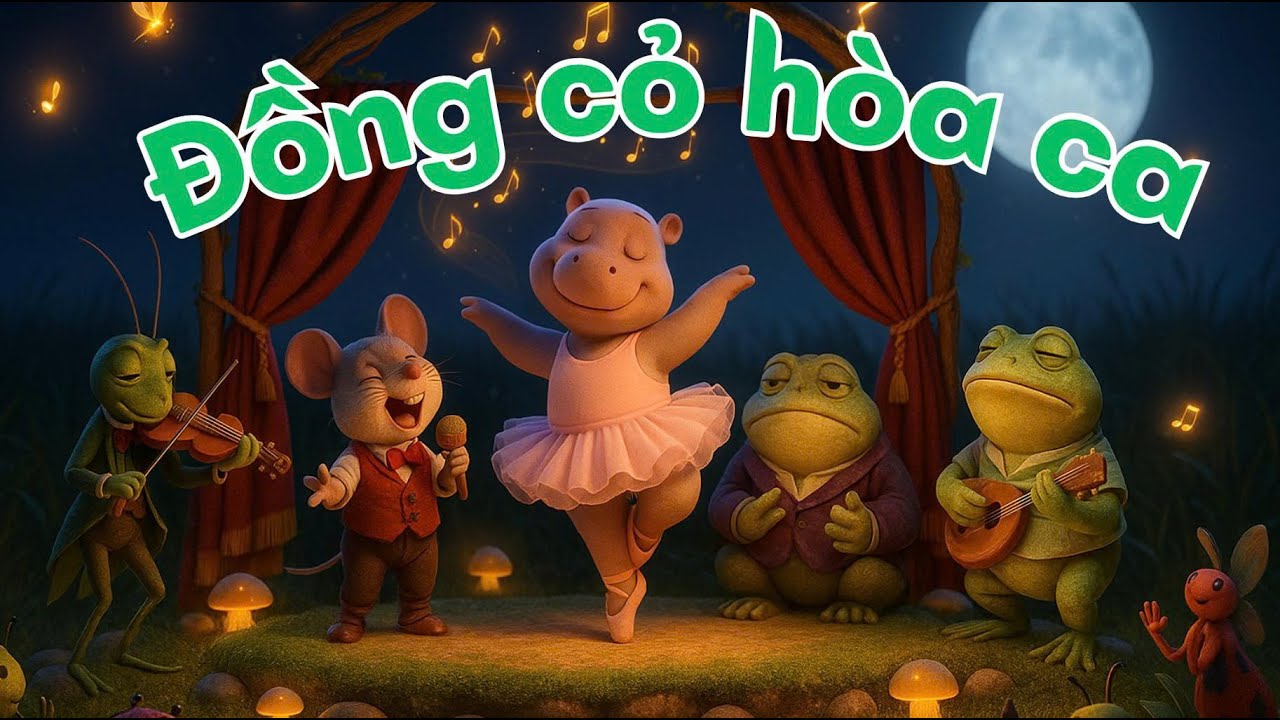 Truyện âm nhạc: Đồng Cỏ Hòa Ca | Câu chuyện âm nhạc dưới ánh trăng | Hoạt hình 3D truyền cảm hứng